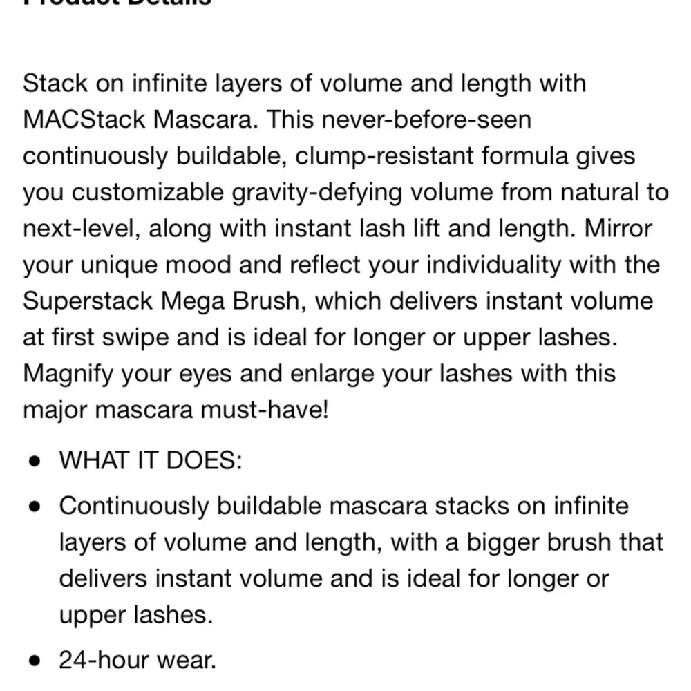 MAC Stack Mascara